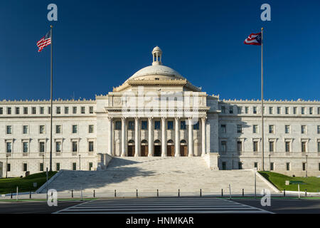 Facciata sud Capitol Building (©RAFAEL CARMOEGA 1929) San Juan Portorico Foto Stock