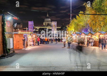 Mercati di natale a Londra Foto Stock