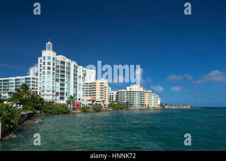 CARIBE SKYLINE EL Boqueron Affitto SAN JUAN PORTORICO Foto Stock