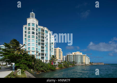 CARIBE SKYLINE EL Boqueron Affitto SAN JUAN PORTORICO Foto Stock