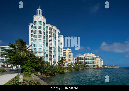 CARIBE SKYLINE EL Boqueron Affitto SAN JUAN PORTORICO Foto Stock