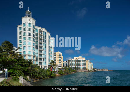 CARIBE SKYLINE EL Boqueron Affitto SAN JUAN PORTORICO Foto Stock