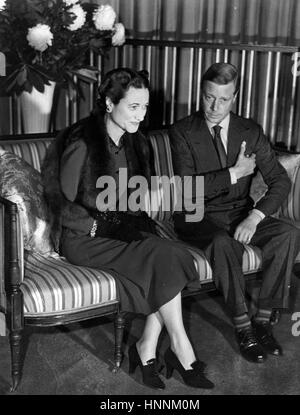 Il Duca e la duchessa di Windsor a New York al Waldorf Astoria di ottobre 1941. Foto Stock