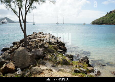 Rilassatevi in St Lucia Foto Stock