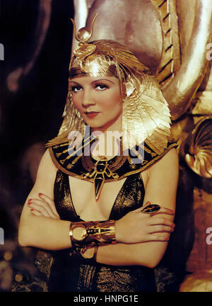 CLEOPATRA 1934 Paramount Pictures film con Claudette Colbert. Foto: Paolo Hesse Foto Stock