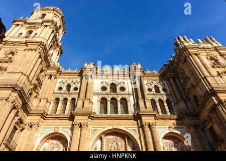 La Cattedrale dell'Incarnazione (Catedral de la Encarnation), Malaga, Andalusia, Spagna. Foto Stock