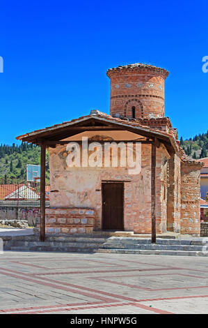 Panagia Koumbelidiki chiesa, Kastoria, Grecia Foto Stock