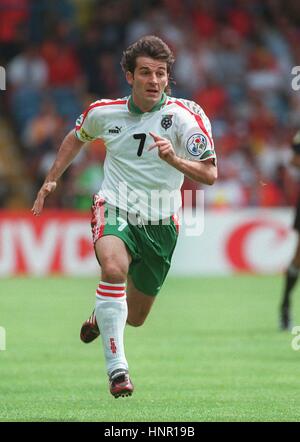 EMIL KOSTADINOV BULGARIA & Bayern Monaco di Baviera 11 Giugno 1996 Foto Stock