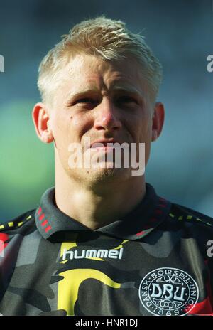 PETER SCHMEICHEL DANIMARCA & MANCHESTER UNITED FC 16 Giugno 1996 Foto Stock