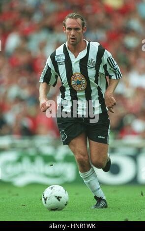 DARREN PEACOCK Newcastle United FC 12 Agosto 1996 Foto Stock