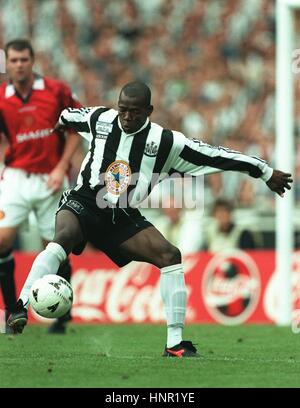 FAUSTINO ASPRILLA Newcastle United FC 12 Agosto 1996 Foto Stock