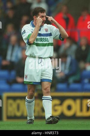 JOHN ALDRIDGE TRANMERE ROVERS PLAYER-MANAGER 31 Ottobre 1996 Foto Stock