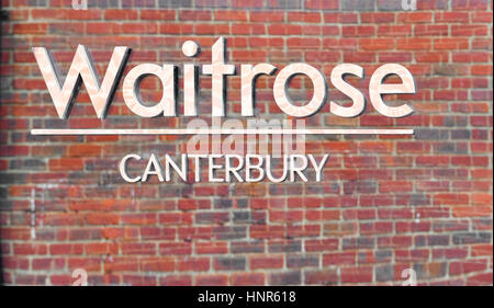 Waitrose, Canterbury. Foto Stock