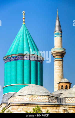 La Turchia Konya Mausoleo di Meviana Foto Stock