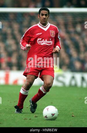 PHIL BABB Liverpool FC 15 Gennaio 1996 Foto Stock