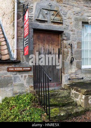 La pesa Casa di Fife Folk Museum Ceres Fife Scozia Scotland Foto Stock