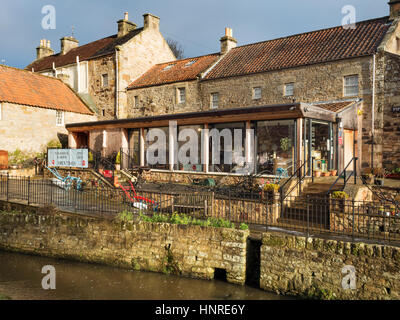 La pesa Casa sala da tè e Fife Folk Museum a Ceres Fife Scozia Scotland Foto Stock