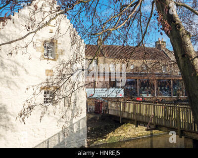 Fife Folk Museum e pesare House sala da tè a Ceres Fife Scozia Scotland Foto Stock