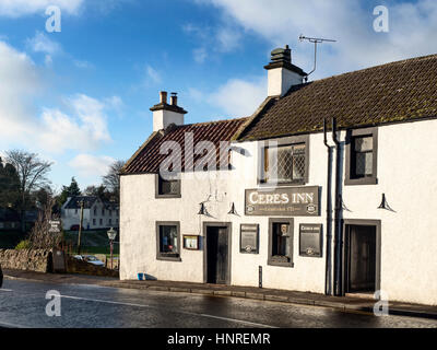 Il Ceres Inn ex Volontarii Arms a fine 18 E all'inizio del 19 ° secolo inn a Ceres Fife Scozia Foto Stock