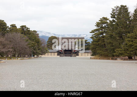 Il Palazzo Imperiale di Kyoto nella foto dal Palazzo Imperiale di Kyoto Park. Kyoto, Giappone Foto Stock