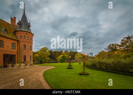 Slot Egeskov Castello, Danimarca Foto Stock