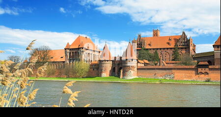 Castello di Malbork, Polonia Foto Stock