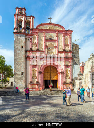 Stock Photo - Tercera Orden chiesa (1736), Cuernavaca, stato MORELOS, Messico Foto Stock