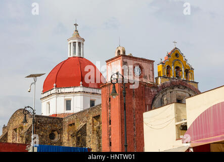 Stock Photo - Tercera Orden chiesa (1736), Cuernavaca, stato MORELOS, Messico Foto Stock