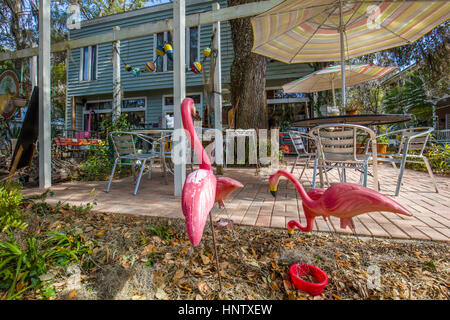 Cholokka Boulevard di Micanopy in Alachua County. Florida's auto proclamata capitale di antiquariato. Così chiamato in onore di un Seminole capo indiano e si stabilirono in Foto Stock