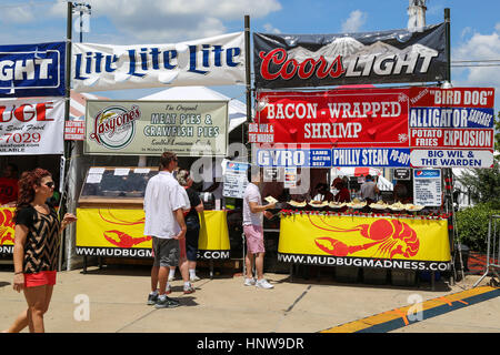 2016 Mudbug Madness Festival a Shreveport, Louisiana Foto Stock