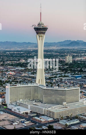 Stratosphere Casino Hotel e torre, Las Vegas, Nevada, STATI UNITI D'AMERICA Foto Stock