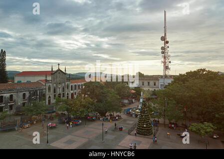 Leon, Nicaragua - Gennaio 4, 2017: Centro della città di Leon Nicaragua Foto Stock