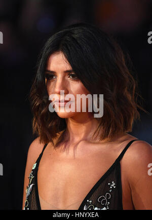 Lucy Mecklenburgh assiste una premiere del film a Londra. Feb 2017. Foto Stock