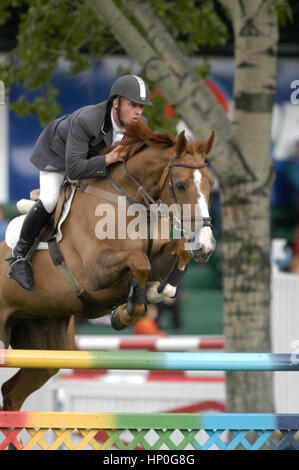 L'Abete nazionale Prati 2005, ATCO Midstream Sfida, Mark Armstrong, Gran Bretagna equitazione Platiere Hetoile Foto Stock