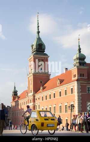 Varsavia, Polonia-maggio 25: Castello Reale sulla piazza del Castello nella Città Vecchia di Varsavia Foto Stock