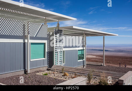 ALMA observatory, tecniche di costruzione in Operations Support Facility (OSF), il deserto di Atacama. Region de Antofagasta. Cile Foto Stock