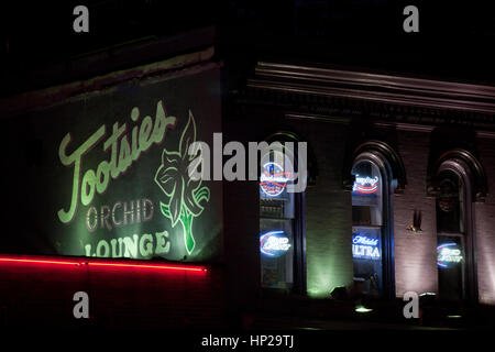 Tootsie storica del Orchid Lounge, Nashville, Tennessee Foto Stock