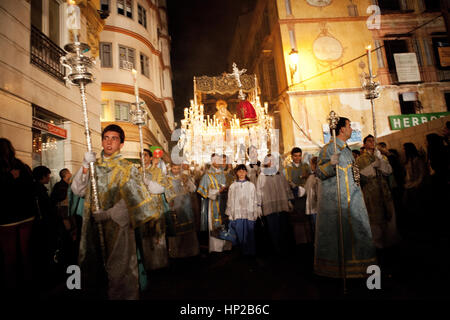 Semana Santa, la processione di Pasqua Foto Stock
