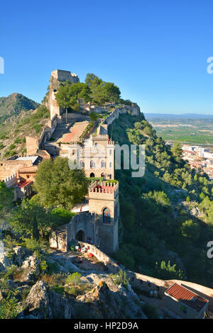 Castello di Xàtiva, Valencia, Spagna Foto Stock