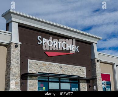 Un Sportchek retail store in Calgary, Alberta, Canada. Foto Stock