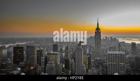 Panorama di Manhattan, new york Foto Stock
