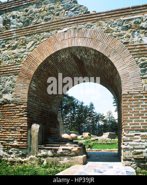 Riserva nazionale architettonica e archeologica 'Pautalia, Velbuzhd, Kyustendil', Acropoli, Bulgaria Foto Stock