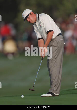 JUSTIN LEONARD RYDER CUP VALDERRAMA SPAGNA 28 Settembre 1997 Foto Stock