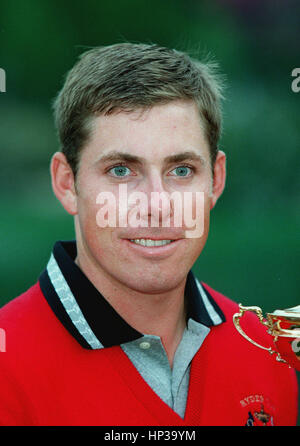 JUSTIN LEONARD RYDER CUP VALDERRAMA SPAGNA 29 Settembre 1997 Foto Stock