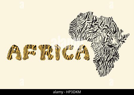 Sfondo costituito di un motivo di Tiger Illustrazione Vettoriale