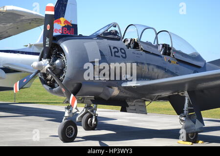 La North American Aviation T-28 Trojan trainer Foto Stock
