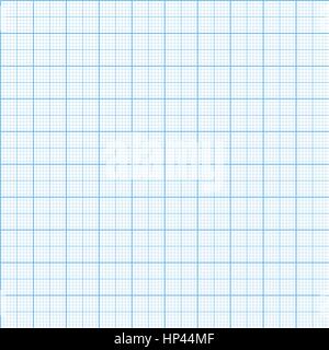 Grafico vettoriale millimetri di carta senza soluzione di continuità sullo sfondo del modello Illustrazione Vettoriale