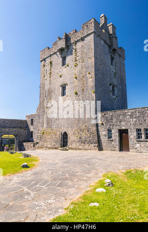 Dunguaire Castle, nella contea di Galway, Irlanda, Europa. Foto Stock