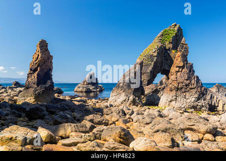 Arco di mare, Testa Crohy, County Donegal, Irlanda, Europa. Foto Stock