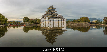 Il Castello Matsumoto, Giappone Matsumoto Foto Stock